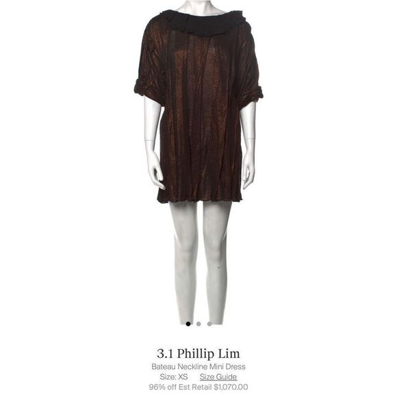 3.1 Phillip Lim Shift Dress size XS - Picture 4 of 5